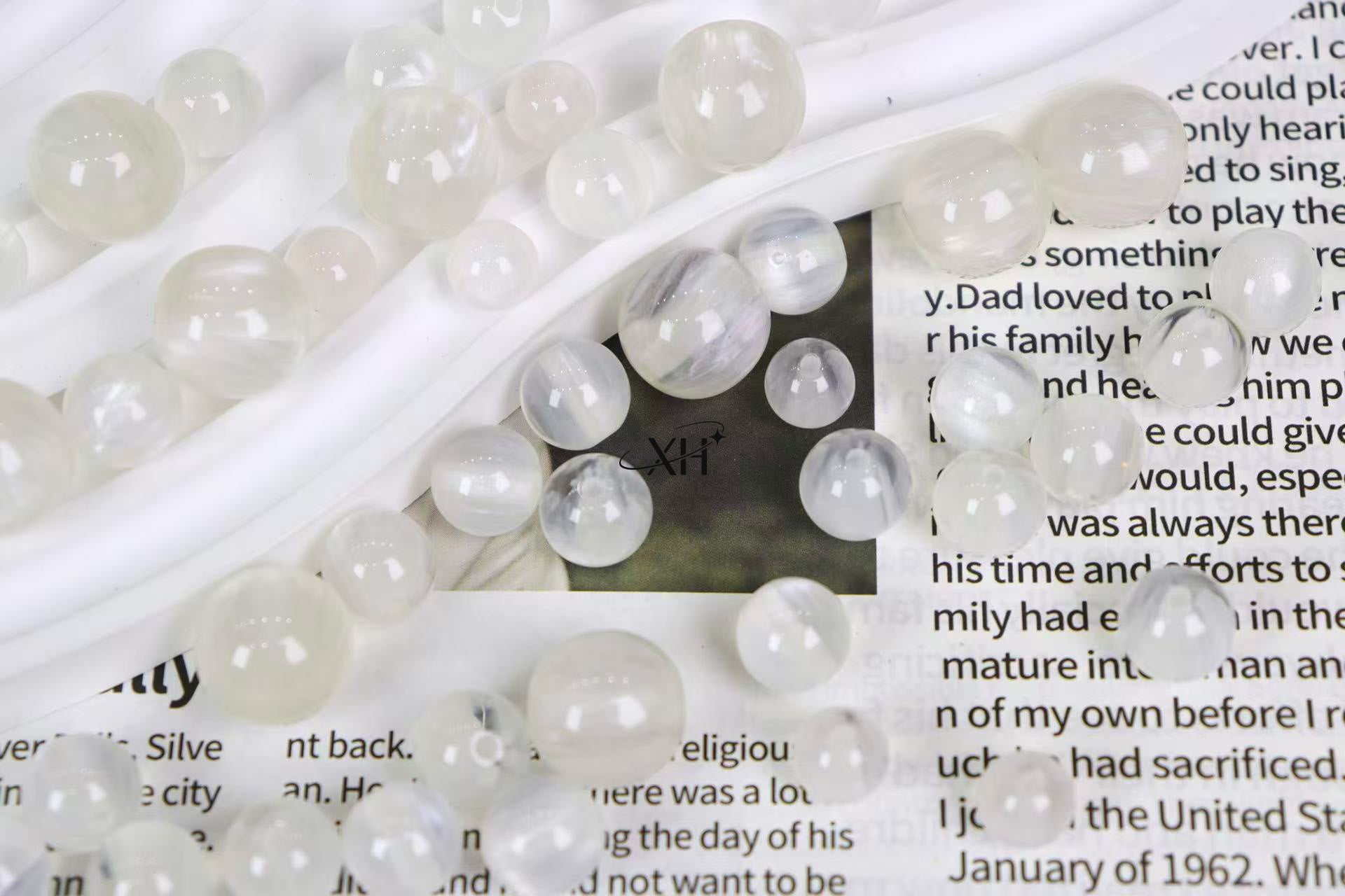 NO.16 Dreamy Moonlight  Resin Beads 白月光（鎏银）