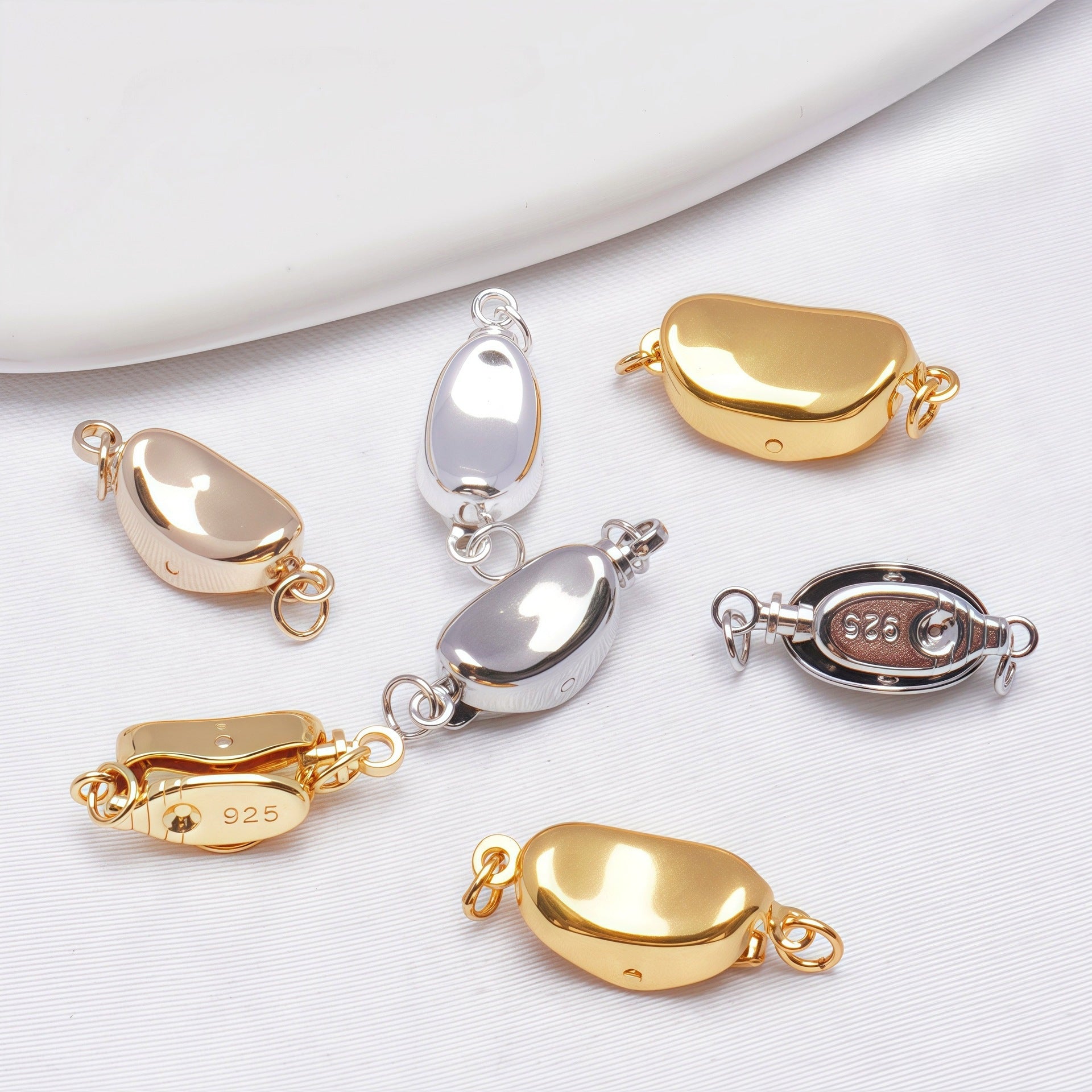 B*10PCS 18k color retention/insert stick buckle/DIY ingot buckle