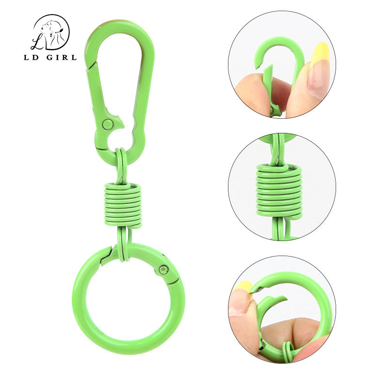A Spring ring, keychain, pendant, DIY jewelry accessories, mobile phone chain ring