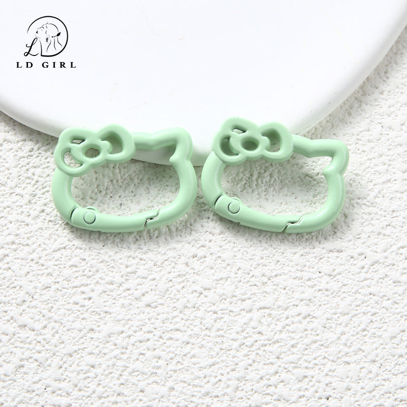 AKT spring ring, colored opening, spring buckle