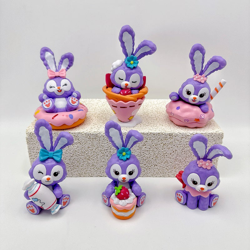 Xingdailu doll figure, Lulu's tea party food series, girl heart ornament gift wholesale