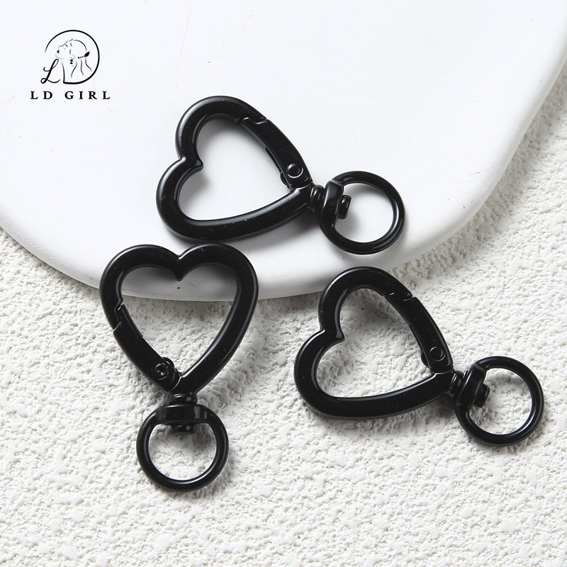A love keychain, DIY luggage buckle, jewelry accessories materials