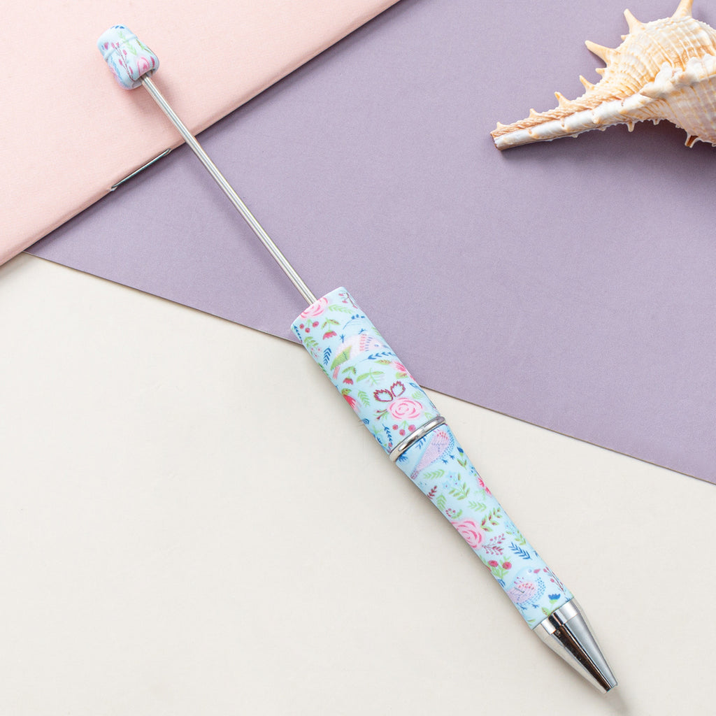 139-Color!! Printed , new bead pen, handmade DIY pen