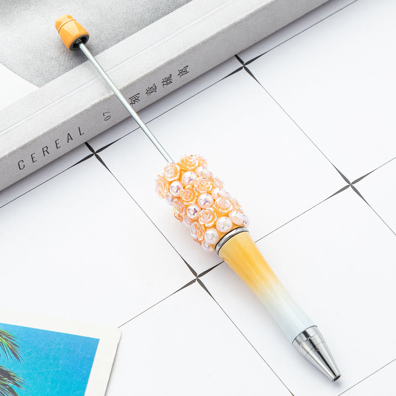 20-Color DIY rose bead pen