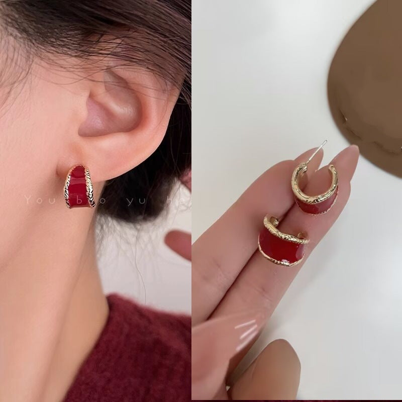 E12,925 Silver Needle Geometric Pearl Earrings G