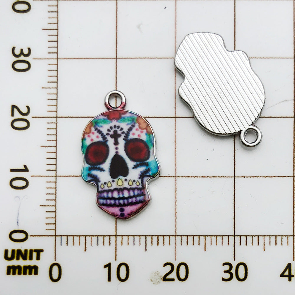 NO.19 printed skull