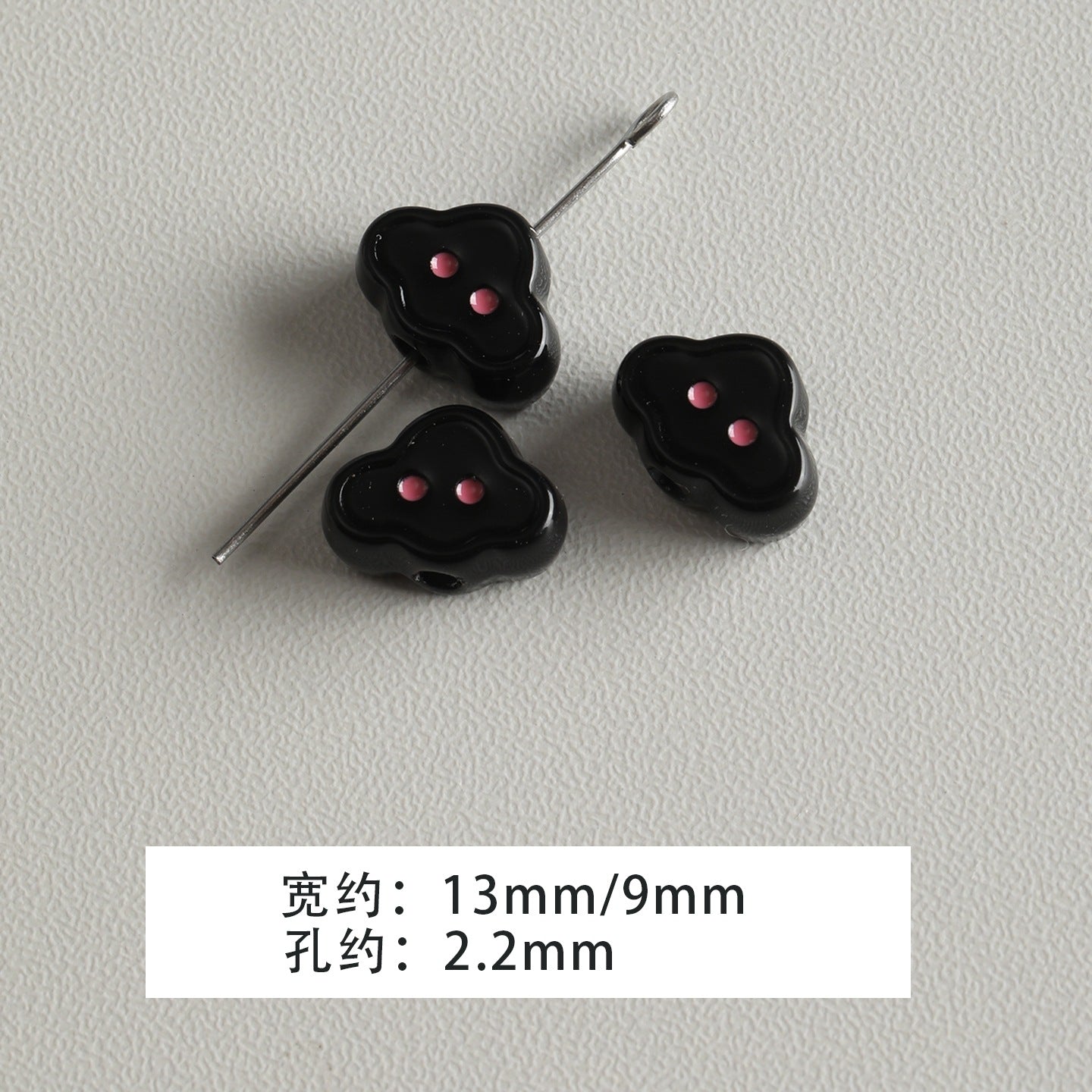 Acrylic paint/stars/love/beaded DIY accessories【辣妹粉】