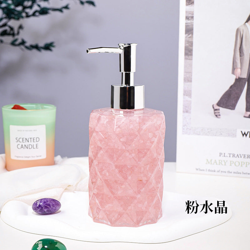 6-Types/Color ,Natural crystal empty bottle