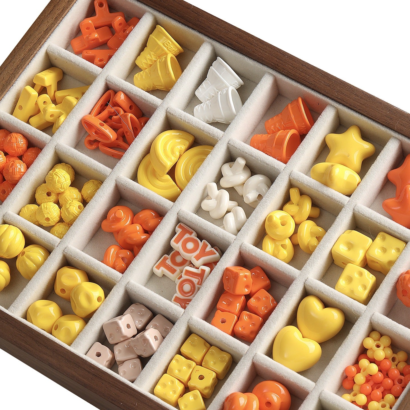 paint/orange/cone/cheese/love/stars/DIY accessories【活力橙】