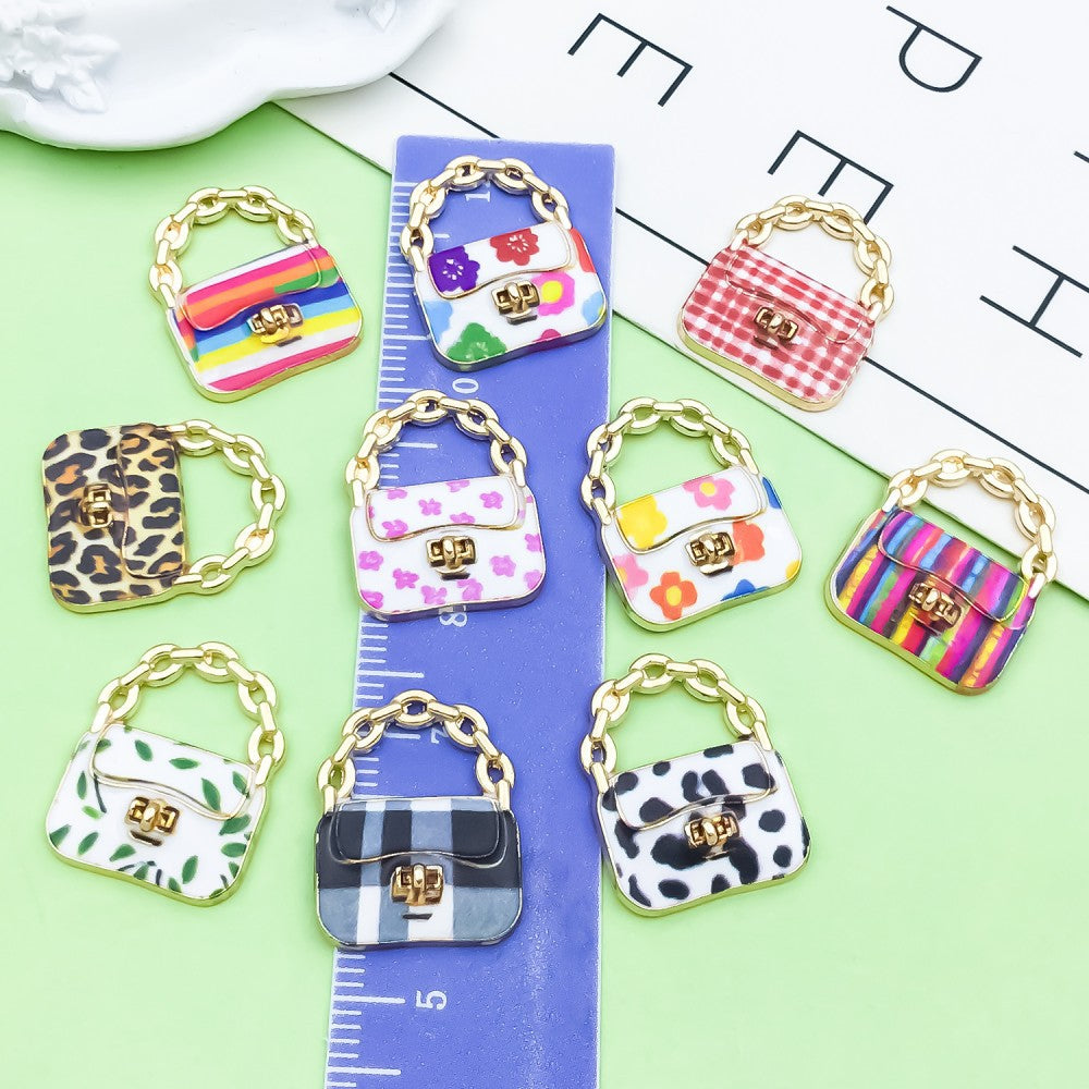 NO.11  alloy bag pendant