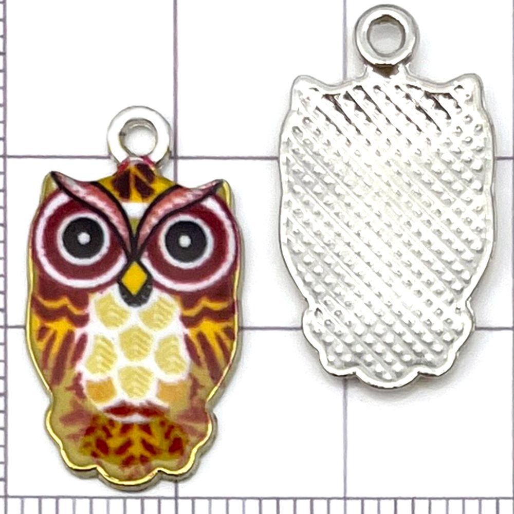 NO.17 Mix 20 metal owl pendants