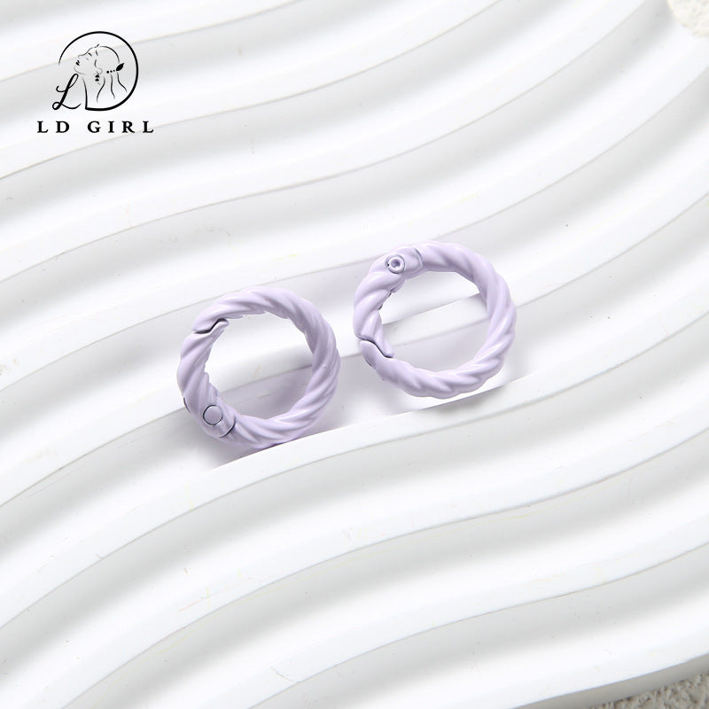 A twist spring chain, DIY keychain