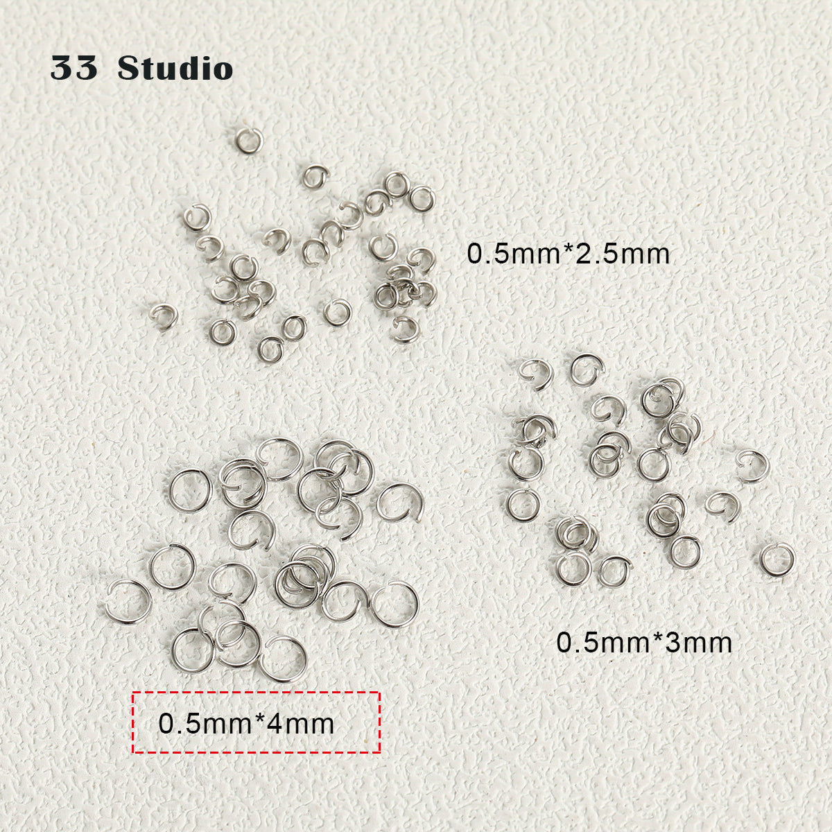 Titanium steel/stainless steel/open ring/non-fading/lobster buckle/T needle/9-character needle/OT buckle/delay chain/color retention bracelet accessories