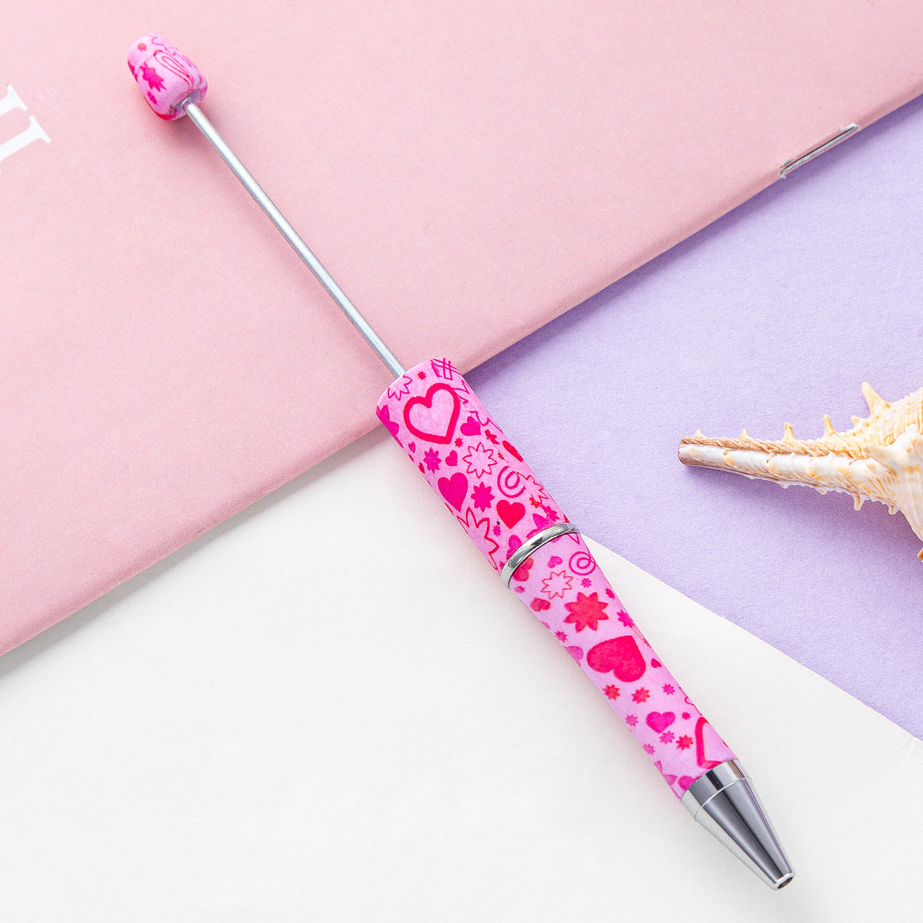 139-Color!! Printed , new bead pen, handmade DIY pen