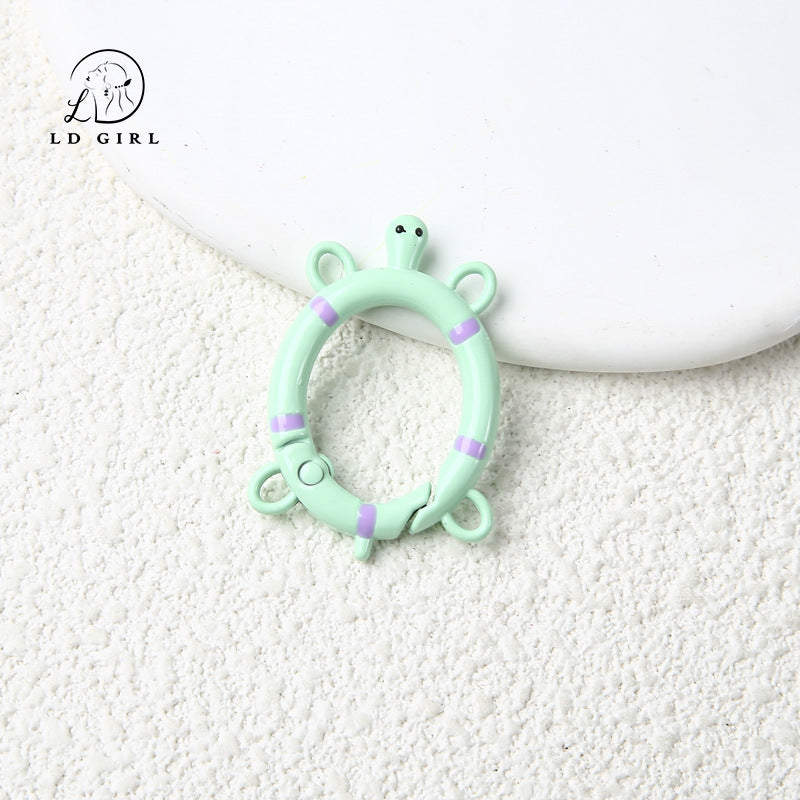 A small turtle spring buckle, open ring