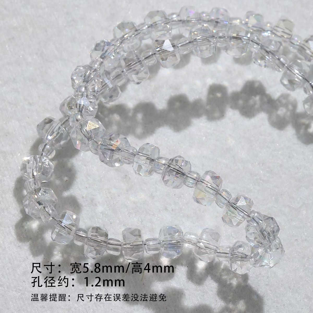 Heavy industry/hand-painted beadsDIY accessories/【蛋黄派】