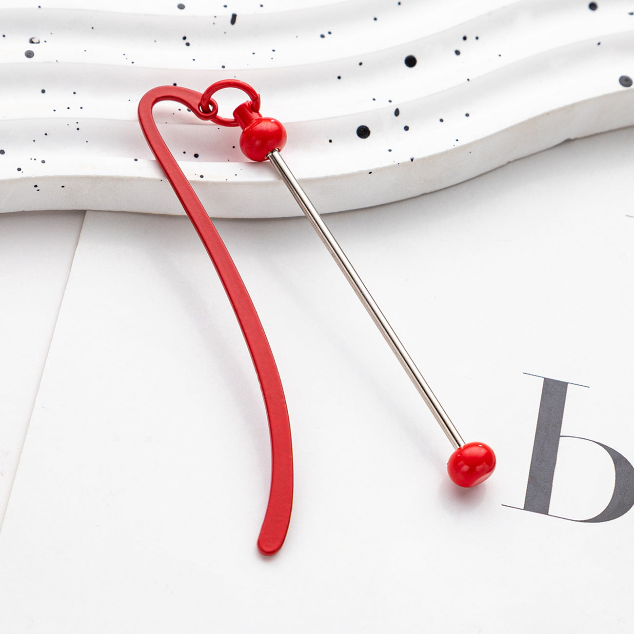 19-color Metal bookmarks, DIY beaded bookmarks, children's gifts, prizes, marker page folders