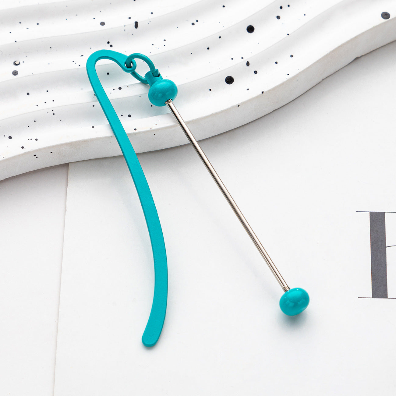 19-color Metal bookmarks, DIY beaded bookmarks, children's gifts, prizes, marker page folders