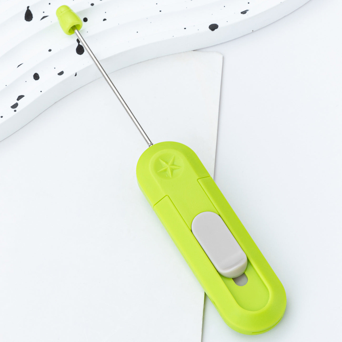 DIY beaded courier knife, portable unpacking artifact, unpacking courier, paper cutting, knife, unpacking knife, office home art knife