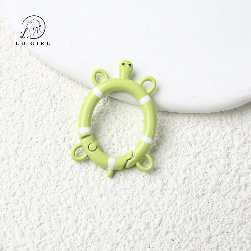 A small turtle spring buckle, open ring
