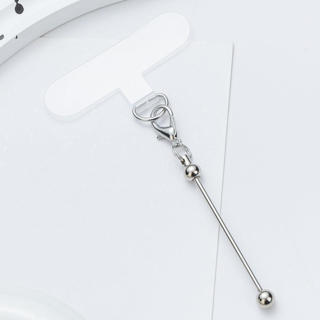 15-Color DIY beaded mobile phone clip, universal mobile phone case clip, transparent color fixing patch, anti-loss strong gasket