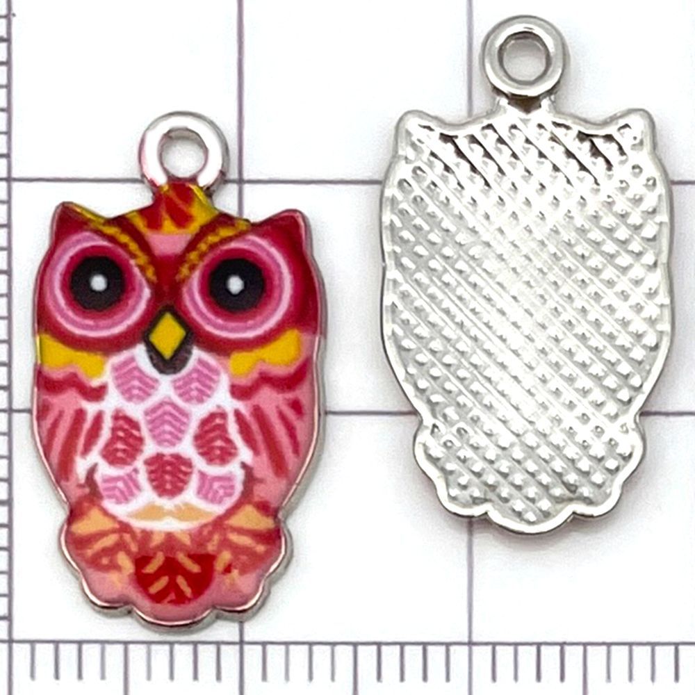 NO.17 Mix 20 metal owl pendants