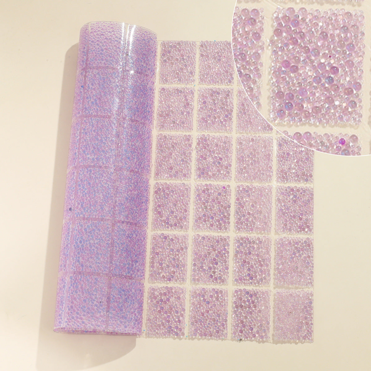 29-Type geometric special-shaped resin double-sided tape diamond sheet [1whole piece 24 * 40cm, small square 3 * 4cm]