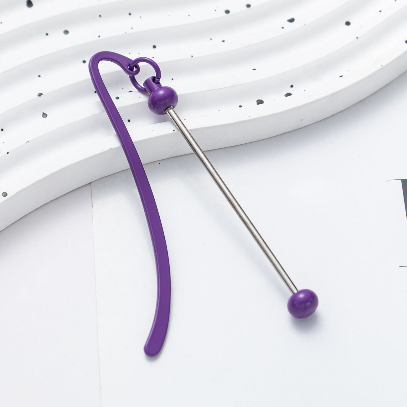 19-color Metal bookmarks, DIY beaded bookmarks, children's gifts, prizes, marker page folders