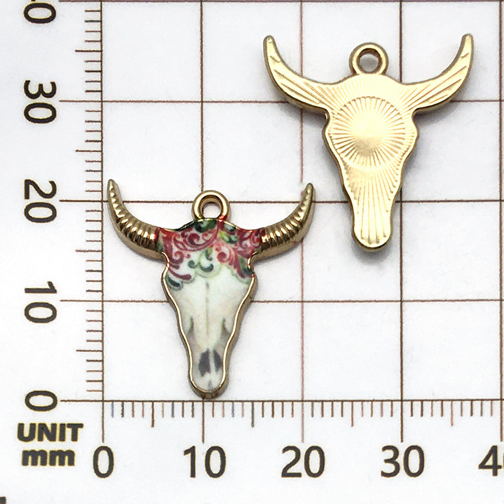 NO.14-1 cow head pendant