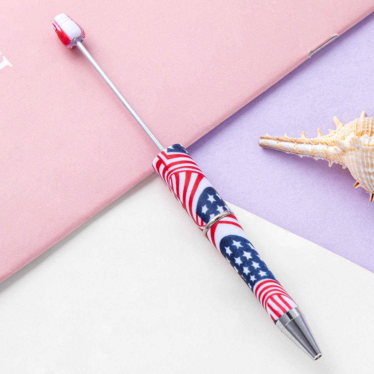 139-Color!! Printed , new bead pen, handmade DIY pen