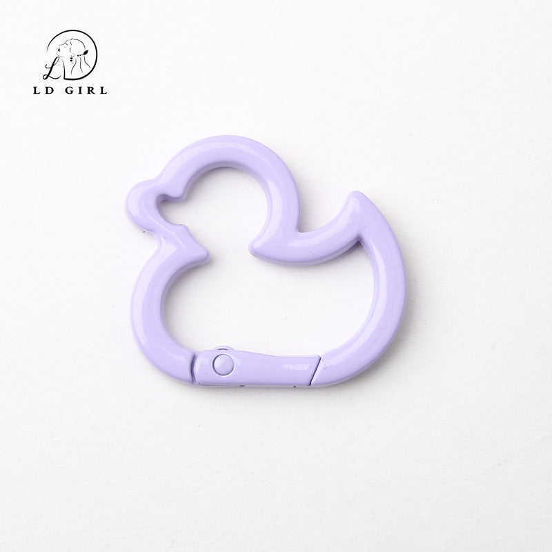 A duckling key ring DIY keychain accessories