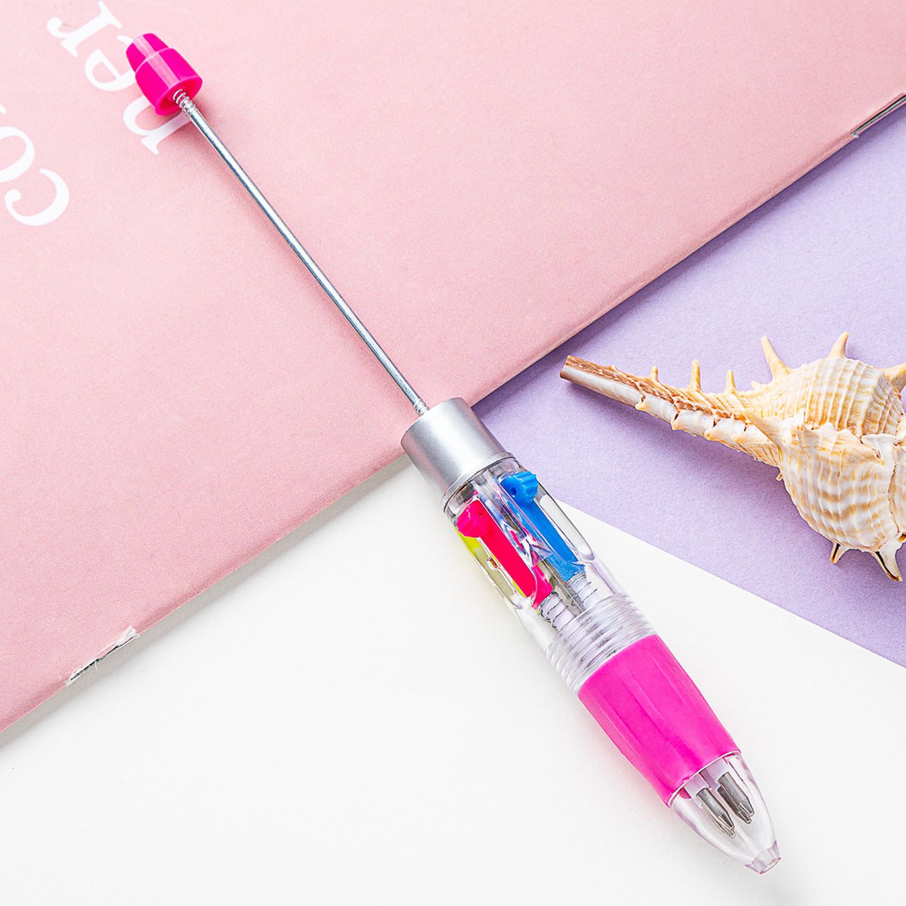 Four-color of one bead pen, DIY bead pen