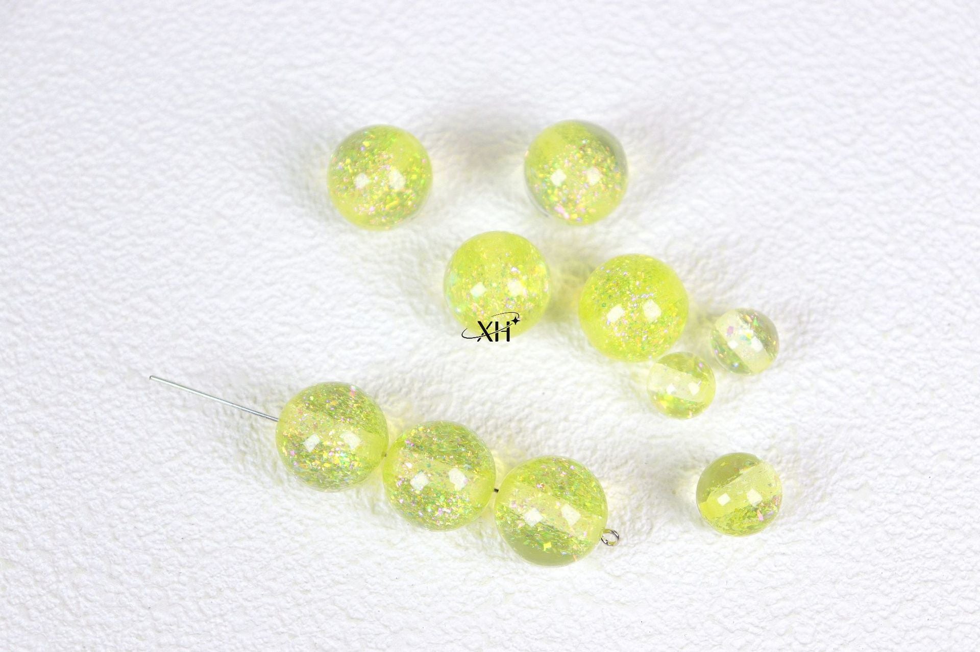 NO.10 Honey-core Opal Resin Beads 欧泊溏心