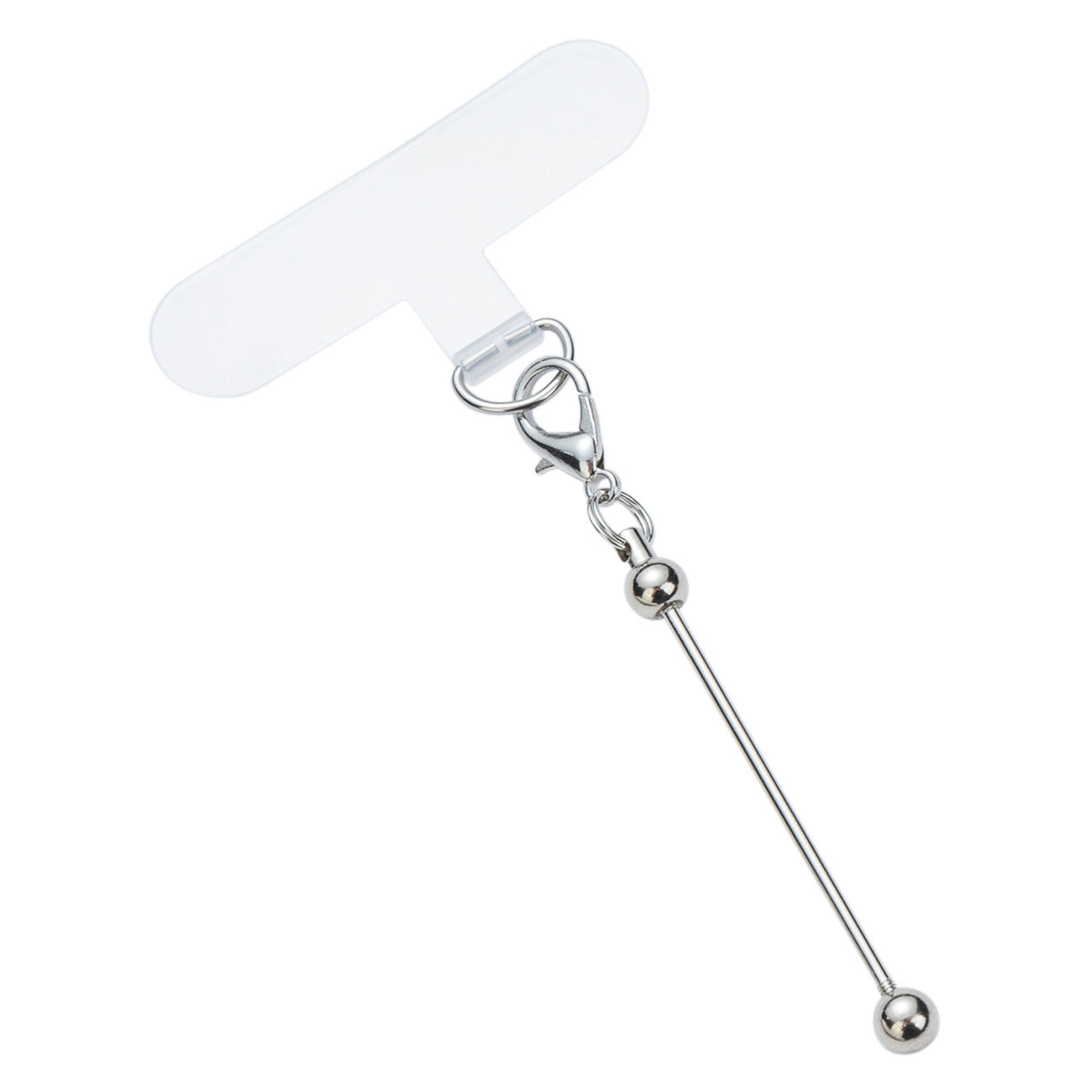 15-Color DIY beaded mobile phone clip, universal mobile phone case clip, transparent color fixing patch, anti-loss strong gasket