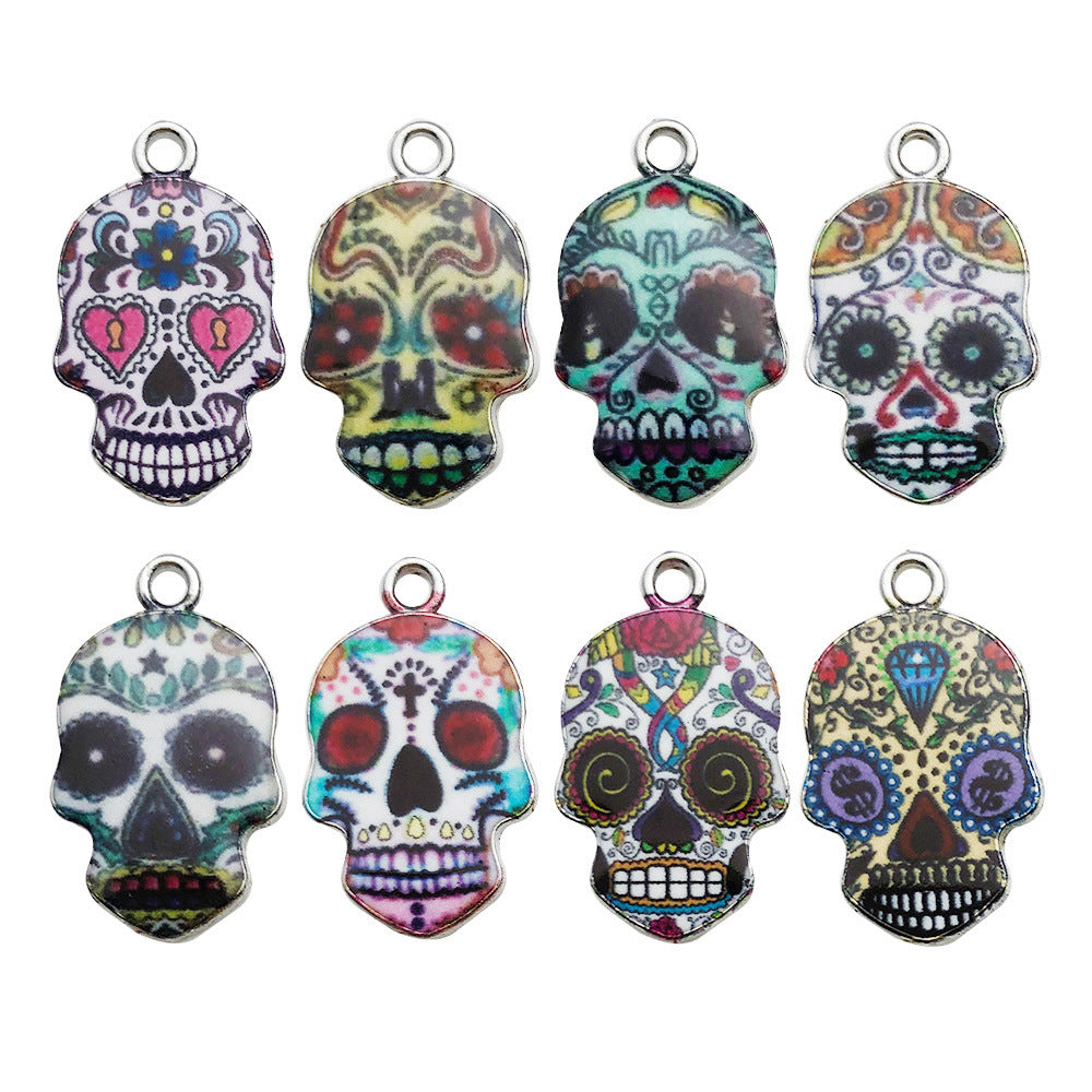 NO.19 printed skull