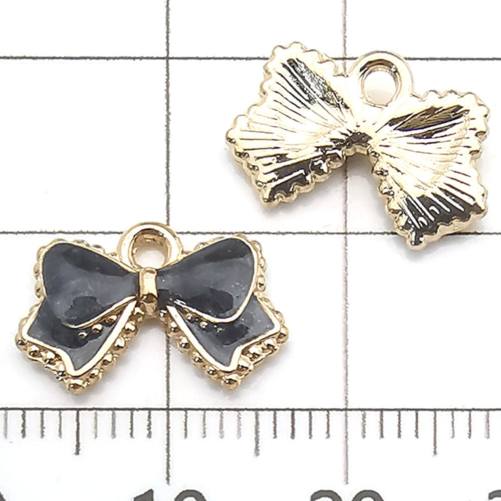NO.21 Mixed 20 black charm metal, alloy