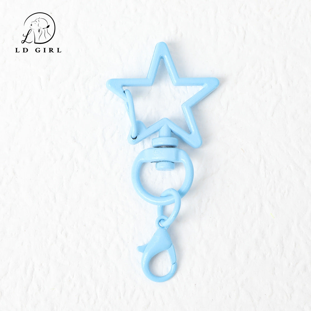 A Color Rotary Buckle, Alloy Accessories, Pentagram Buckle