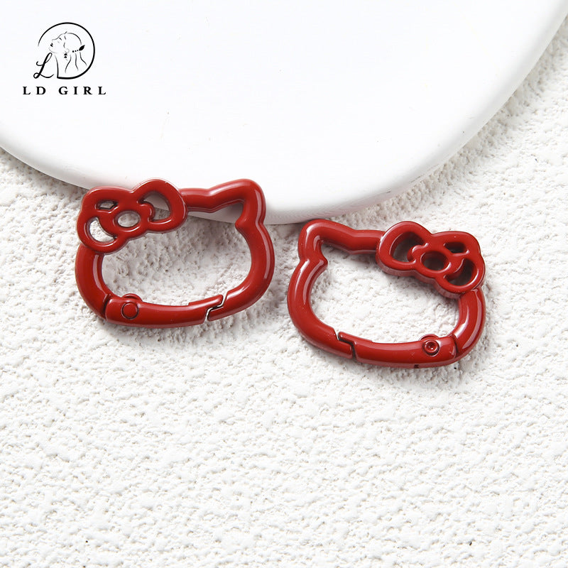 AKT spring ring, colored opening, spring buckle