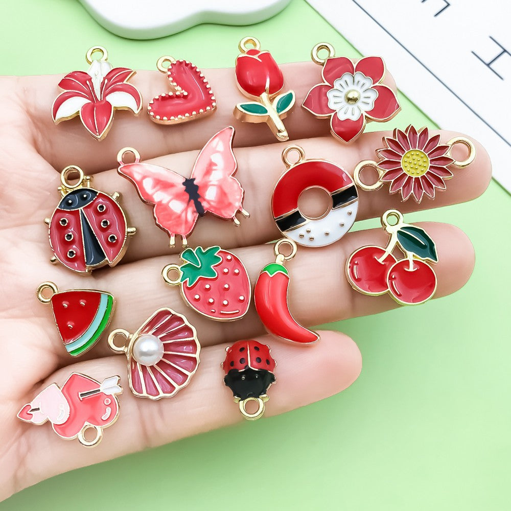NO.7 Mixed 20  red  handmade jewelry accessories