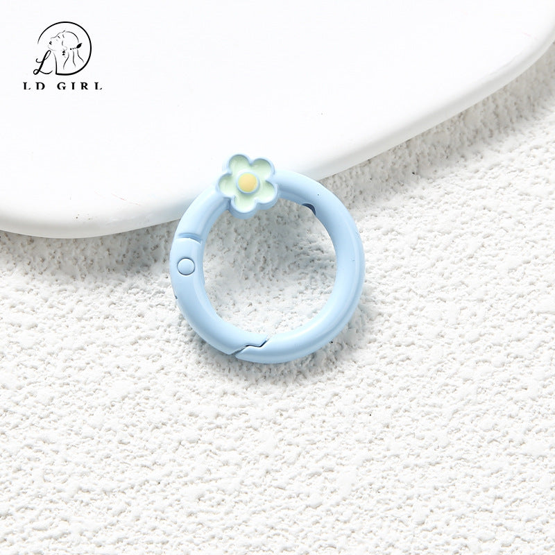 A small flower spring buckle, DIY jewelry accessories