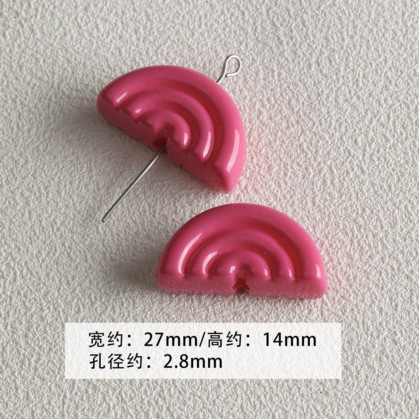 Acrylic paint/stars/love/beaded DIY accessories【辣妹粉】