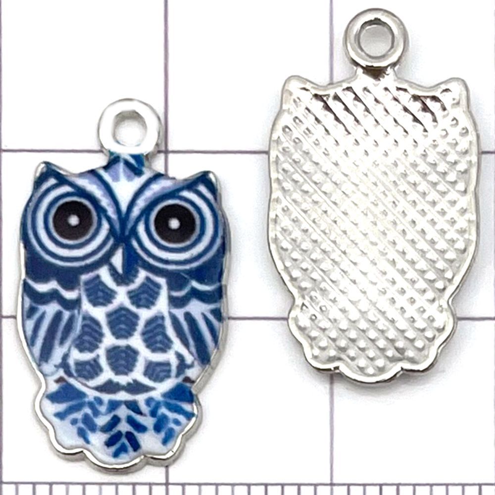 NO.17 Mix 20 metal owl pendants