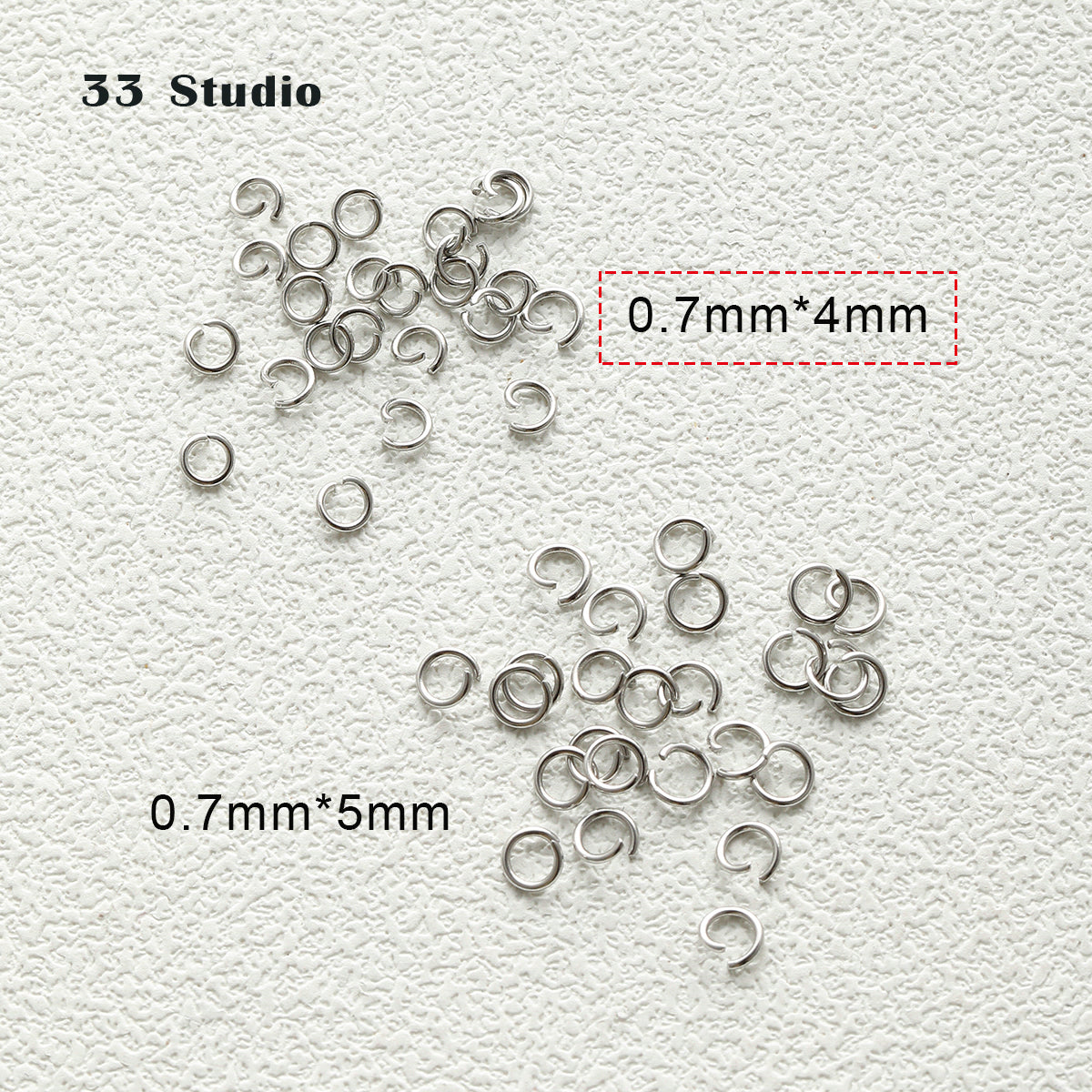 Titanium steel/stainless steel/open ring/non-fading/lobster buckle/T needle/9-character needle/OT buckle/delay chain/color retention bracelet accessories