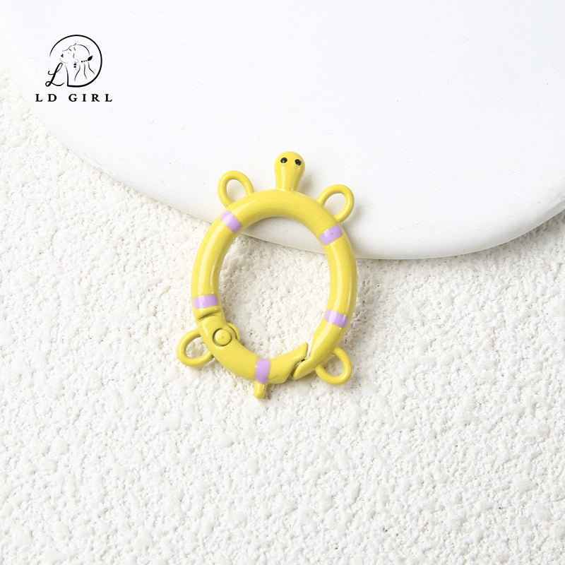 A small turtle spring buckle, open ring