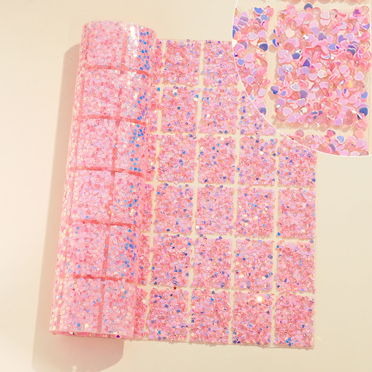 29-Type geometric special-shaped resin double-sided tape diamond sheet [1whole piece 24 * 40cm, small square 3 * 4cm]