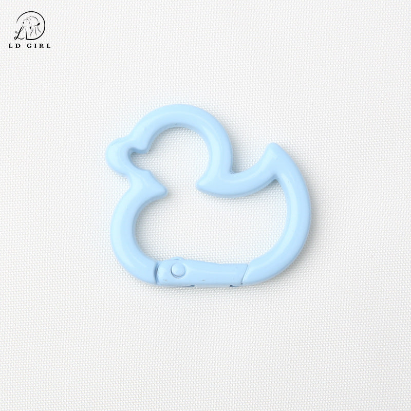 A duckling key ring DIY keychain accessories