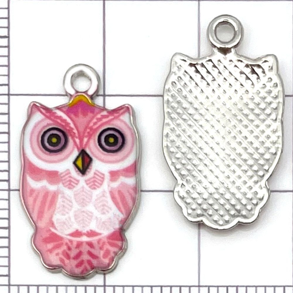 NO.17 Mix 20 metal owl pendants