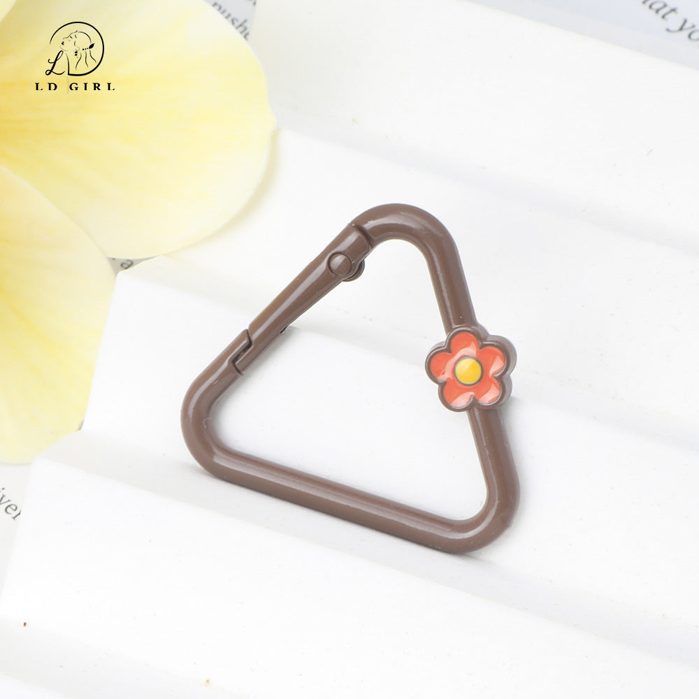 A Triangle Flower Portable Keychain, Accessories