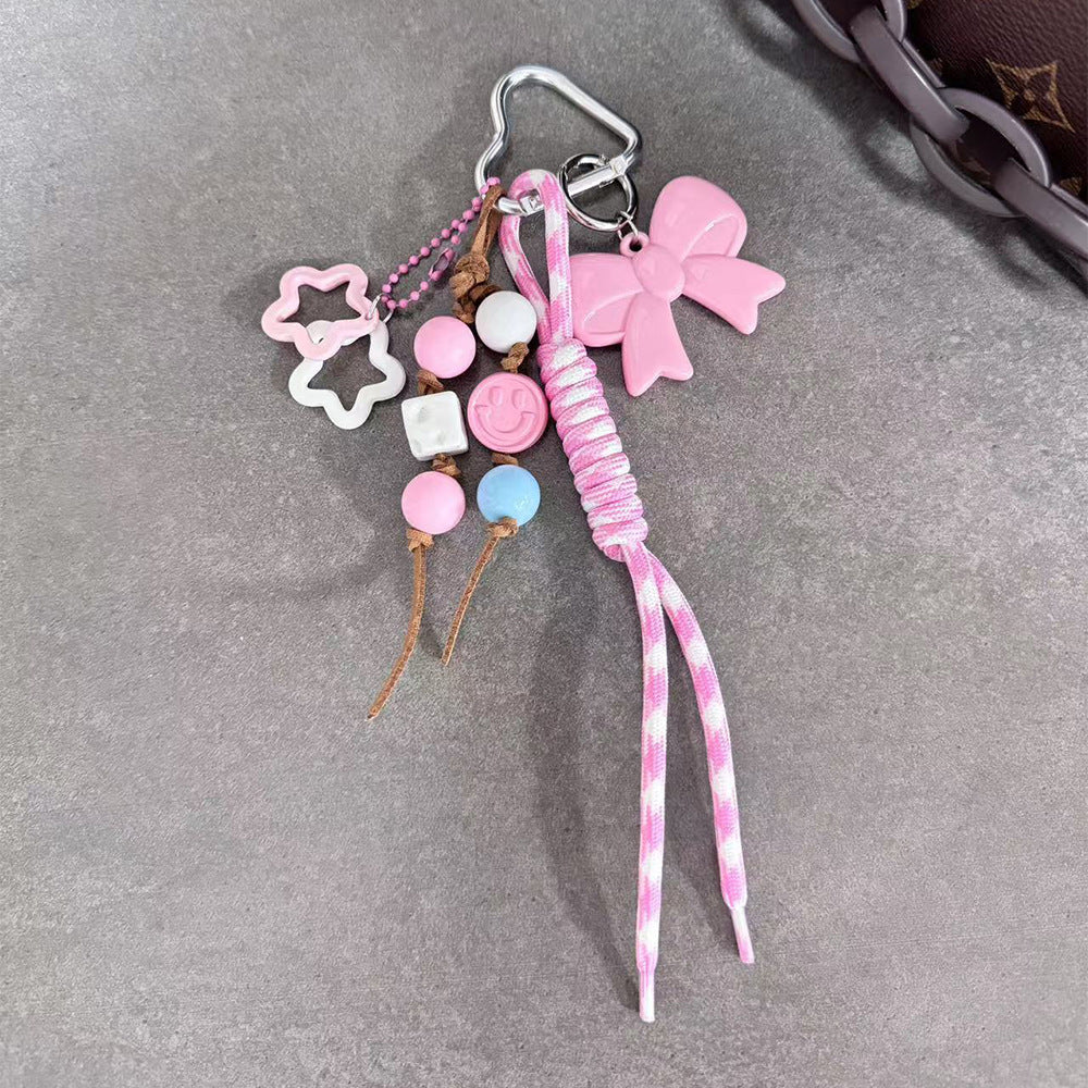 A5 bag keychain/nylon rope woven pendant/bracelet/