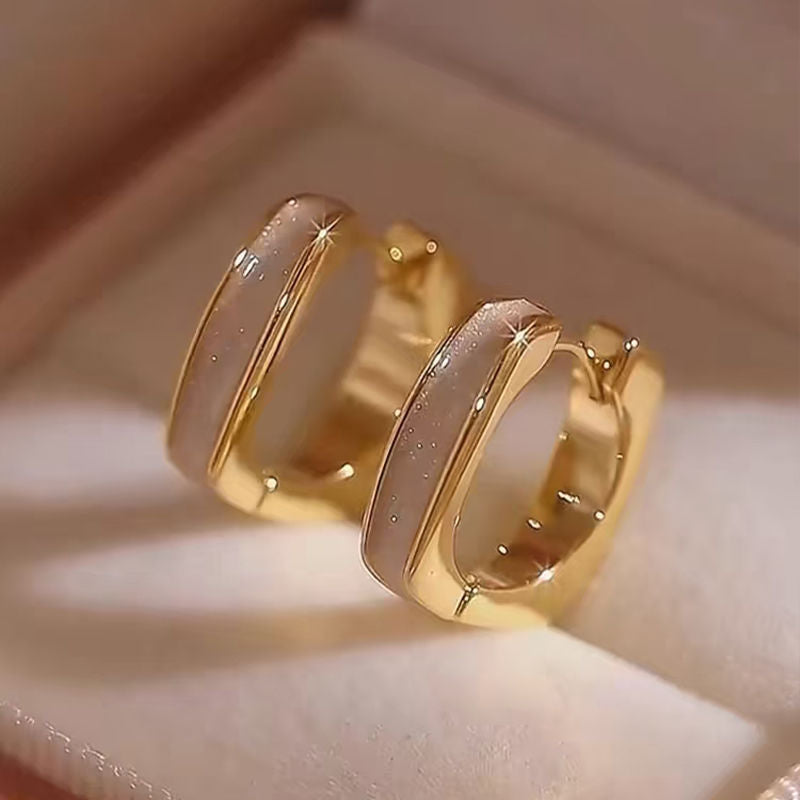 E10,Vintage Gold Versatile Earrings